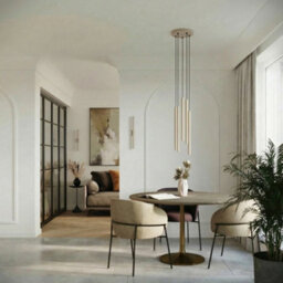 Sollux Lighting Pastelo Steel Taupe 2 Lights Modern Pendant Lamps - thumbnail 7