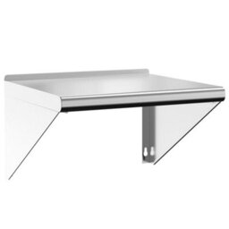 Berkfield Wall Shelf 50X45X31 Cm Silver Stainless Steel - thumbnail 2