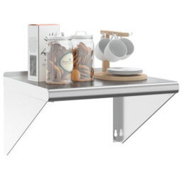 Berkfield Wall Shelf 50X45X31 Cm Silver Stainless Steel - thumbnail 4