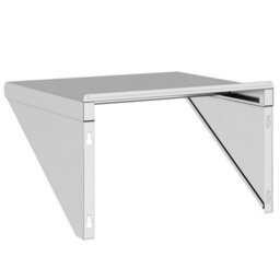 Berkfield Wall Shelf 50X45X31 Cm Silver Stainless Steel - thumbnail 7