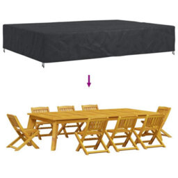 Walplus Outdoor Furniture Cover Black 350 X 260 X 90 Cm 210D - thumbnail 9