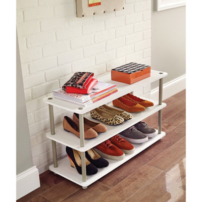 Three Tier Shelving Unit For Shoes And Accessories By Closetmaid - image 1