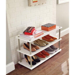 Three Tier Shelving Unit For Shoes And Accessories By Closetmaid - thumbnail 1