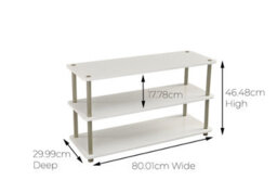 Three Tier Shelving Unit For Shoes And Accessories By Closetmaid - thumbnail 5