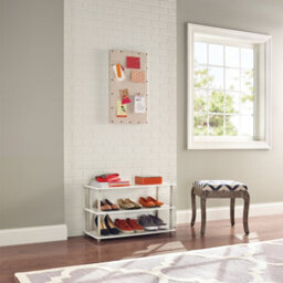 Three Tier Shelving Unit For Shoes And Accessories By Closetmaid - thumbnail 2