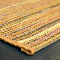 Orange Striped Outdoor Rug, Striped Stain-Resistant Rug For Patio, Garden, Deck 5mm Modern Outdoor Rug-200Cm X 290Cm - thumbnail 5