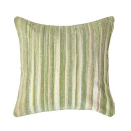 Homescapes Cotton Chenille Tie Dye Green Cushion Cover, 45 X 45 Cm - thumbnail 1
