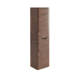 Plum&clay Eden Redwood Wall Mounted Tall Bathroom Storage Unit Right Hand Hinge - thumbnail 2