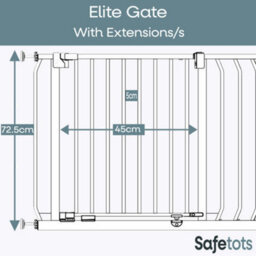 Bettacare Elite Pressure Dog Gate, 125Cm - 134Cm, Matt Grey, Pressure Fit Pet Gate For Dog And Puppy - thumbnail 3
