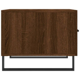 Berkfield Durable Coffee Table Brown Oak 50X50X40 Cm Engineered Wood - thumbnail 7