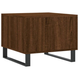 Berkfield Durable Coffee Table Brown Oak 50X50X40 Cm Engineered Wood - thumbnail 8