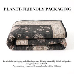 Decoranddecor Area Rugs, Living Room Rugs, Washable Rugs, 160X230Cm, Non-Slip, Pet Friendly, Low Pile, Traditional Rug - Isla - thumbnail 5
