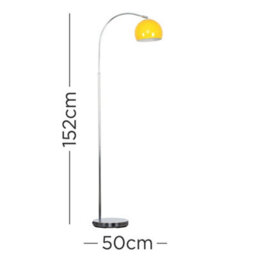 Valuelights Modern Designer Style Polished Chrome Curved Stem Floor Lamp Base - thumbnail 6
