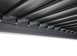 thisiswholesale.co.uk Next Day Delivery-  Aluminium Pergola 3M X 3M - Anthracite Grey Ral 7016 C/w Louvred Roof -Patio Garden Canopy (2.5M H) - thumbnail 6
