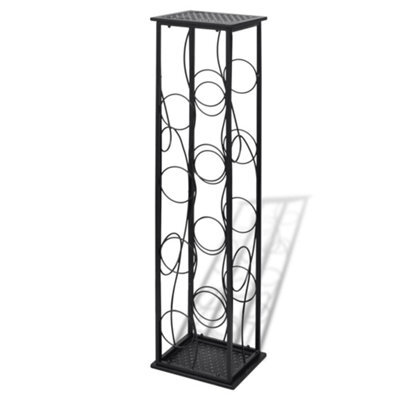 Vidaxl Wine Rack For 8 Bottles Metal - image 1