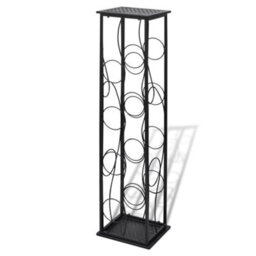 Vidaxl Wine Rack For 8 Bottles Metal - thumbnail 1
