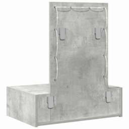 Walplus Dressing Table With Drawer Grey 60 X 40 X 70 Cm Engineered Wood - thumbnail 7