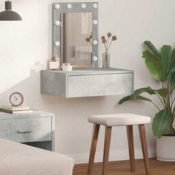 Walplus Dressing Table With Drawer Grey 60 X 40 X 70 Cm Engineered Wood - thumbnail 1
