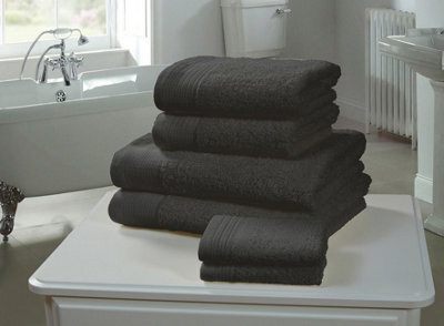 Rapport Home Chatsworth Hand Towel Pure Cotton Grey