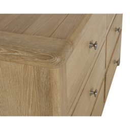 Oakham Premium Hudson Limed Oak 6 Drawer Wide Chest - Limed Oak - thumbnail 8