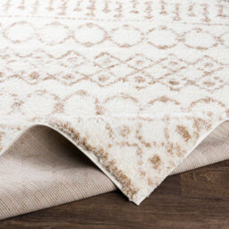 Livabliss Aliyah Shaggy-Global Tan Cream Plush Soft Pile Living Bedroom Rug 200 X 275 Cm Easy Care, Non Shedding - thumbnail 4