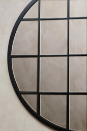 Orsina Descartes Round Metal Wall Mirror - thumbnail 7