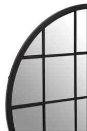 Orsina Descartes Round Metal Wall Mirror - thumbnail 9
