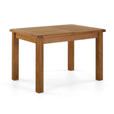 Zelah Oak 120-165Cm Extendable Dining Table Seats 4-6  - By Roseland Furniture - image 1