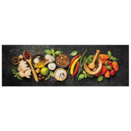 Berkfield Kitchen Rug Washable Spices 60X180 Cm Velvet - thumbnail 2