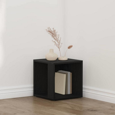 Walplus Corner Shelves Black Oak 33 X 33 X 34.5 Cm Engineered Wood - image 1