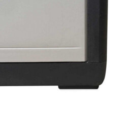 Vidaxl Garden Storage Cabinet With 3 Shelves Black And Grey - thumbnail 8