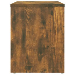 Berkfield Sturdy Bed Cabinet Smoked Oak 40X30X40 Cm Engineered Wood - thumbnail 4