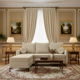 Leon L Living Room Corner Sofa Bed With Dl Mechanism Storage Box Mdf Frame Bonell Springs 213X168X101Cm Beige Left - thumbnail 2