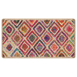 Berkfield Rug Washable Multicolour 80X150 Cm Anti Slip - thumbnail 2