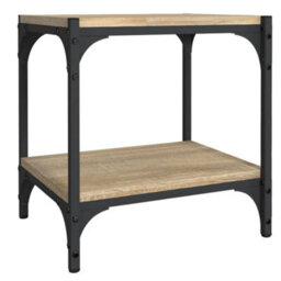 Berkfield Industrial Tv Cabinet Sonoma Oak 40X33X41 Cm Engineered Wood And Steel - thumbnail 1