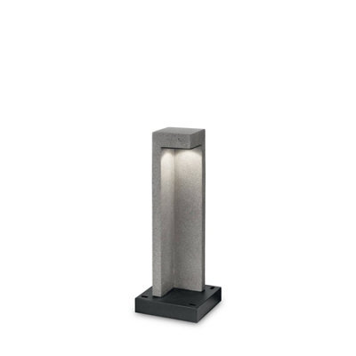 Ideal Lux Titano Led 1 Light Bollard Light Granite Ip55