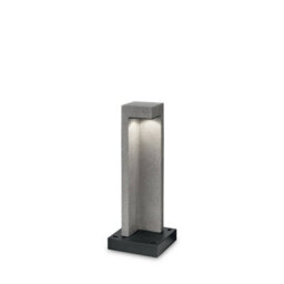 Ideal Lux Luminosa Titano Led 1 Light Bollard Light Granite Ip55