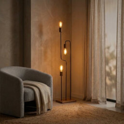 Garden Greatness Abstract Sculptural Metal Floor Lamp - thumbnail 1