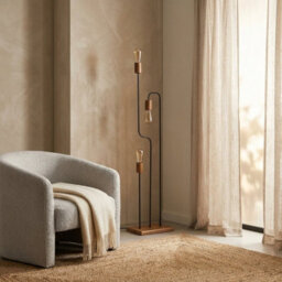 Garden Greatness Abstract Sculptural Metal Floor Lamp - thumbnail 2