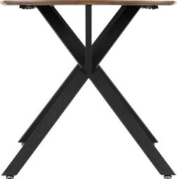 Seconique Athens Rectangular Dining Set - Medium Oak Effect/black/brown Faux Leather - thumbnail 9
