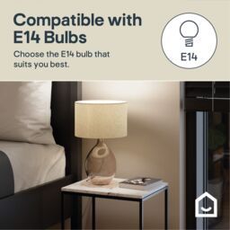 GoodHome Cushing Cylinder Brown & Beige Table Lamp - thumbnail 9