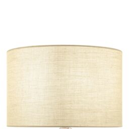 GoodHome Cushing Cylinder Brown & Beige Table Lamp - thumbnail 6
