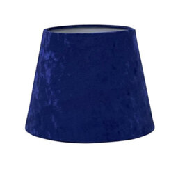 "11"" Navy Velvet Dual Purpose Lampshade  Elegant Drum Shade For Table, Floor Or Ceiling Light (Multi Sizes & Colours Available)"