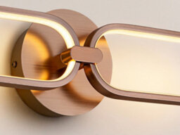 Luminosa Lighting Luminosa Colette Integrated Led Wall Light, Rose Gold - Uk Stock - thumbnail 3