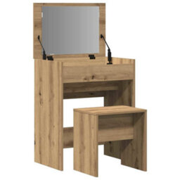 Walplus Dressing Table Artisan Oak 60 X 40 X 75 Cm Engineered Wood - thumbnail 5
