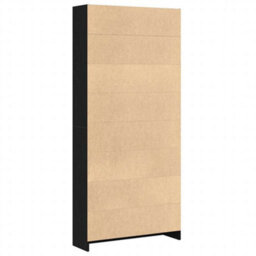 Berkfield Durable Bookcase Black Oak 80X24X176 Cm Engineered Wood - thumbnail 7