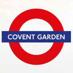 Transport For London Covent Garden Wooden Block White/red/blue (2.7Cm X 20Cm X 20Cm) - thumbnail 2