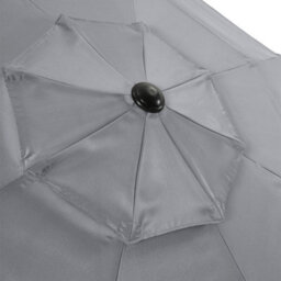 Thehotsale 3-Tier Umbrella With Patio Umbrella Concrete Round Base No Wheels - thumbnail 5