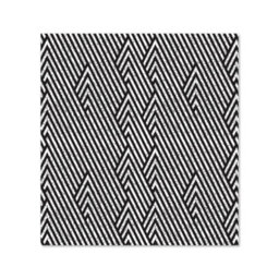 Warren Reed Designer Oblique Black Grunge Pattern Premium Glass Kitchen Splashback W600mm X H750mm - thumbnail 2