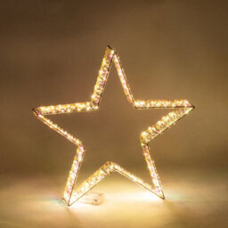 The Christmas Workshop 50Cm Metal Frame Star Light